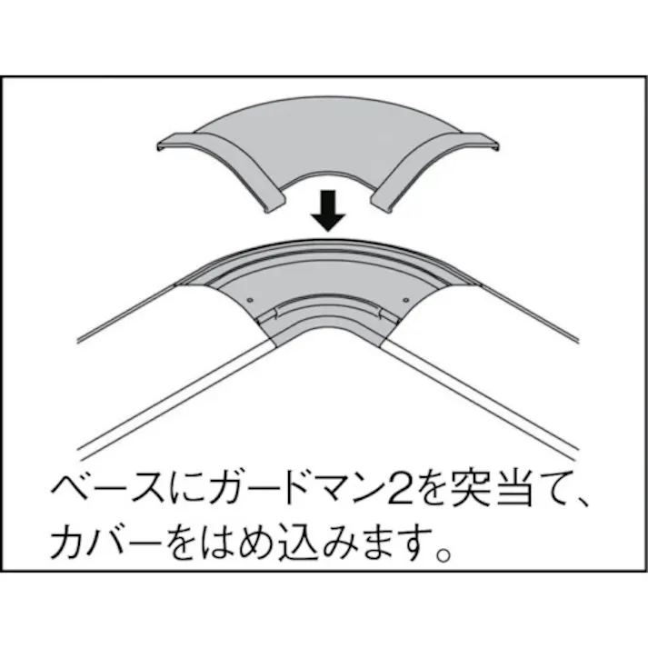 【CAINZ-DASH】マサル工業 ガードマン2 アルミ 4号 シルバー GAL410S【別送品】