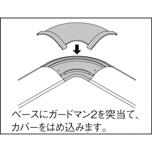 CAINZ-DASH】マサル工業 ガードマン2R型付属品 平面マガリ 3号