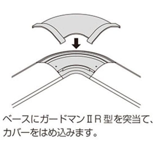 CAINZ-DASH】マサル工業 ガードマン2R型付属品 平面マガリ 5号