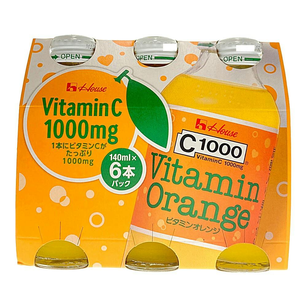 ハウス C1000 ビタミンオレンジ 140ml×6 | 栄養補助食品・機能性食品 