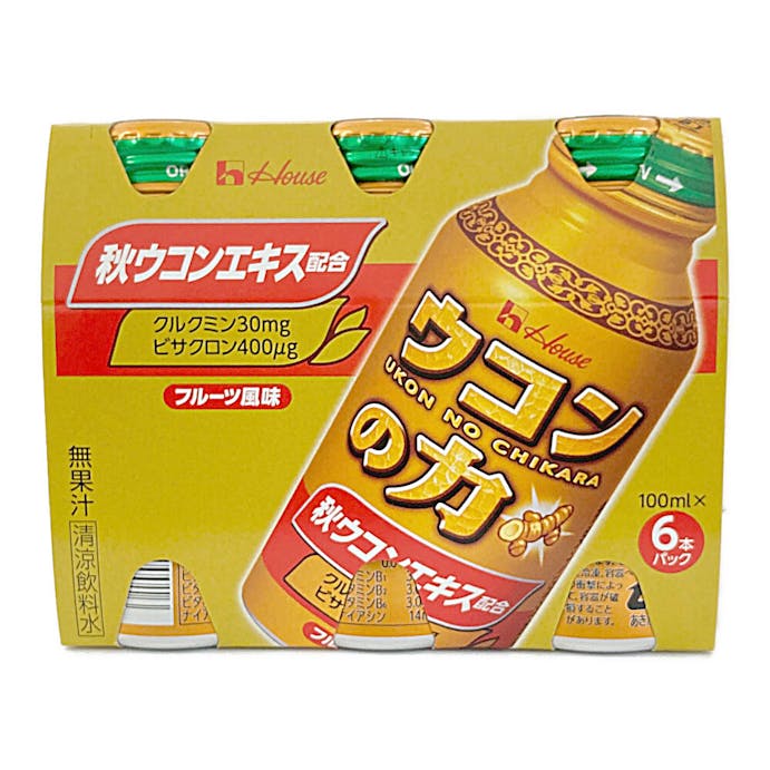 ハウスウェルネスフーズ ウコンの力 ウコンエキスドリンク 100ml×6本