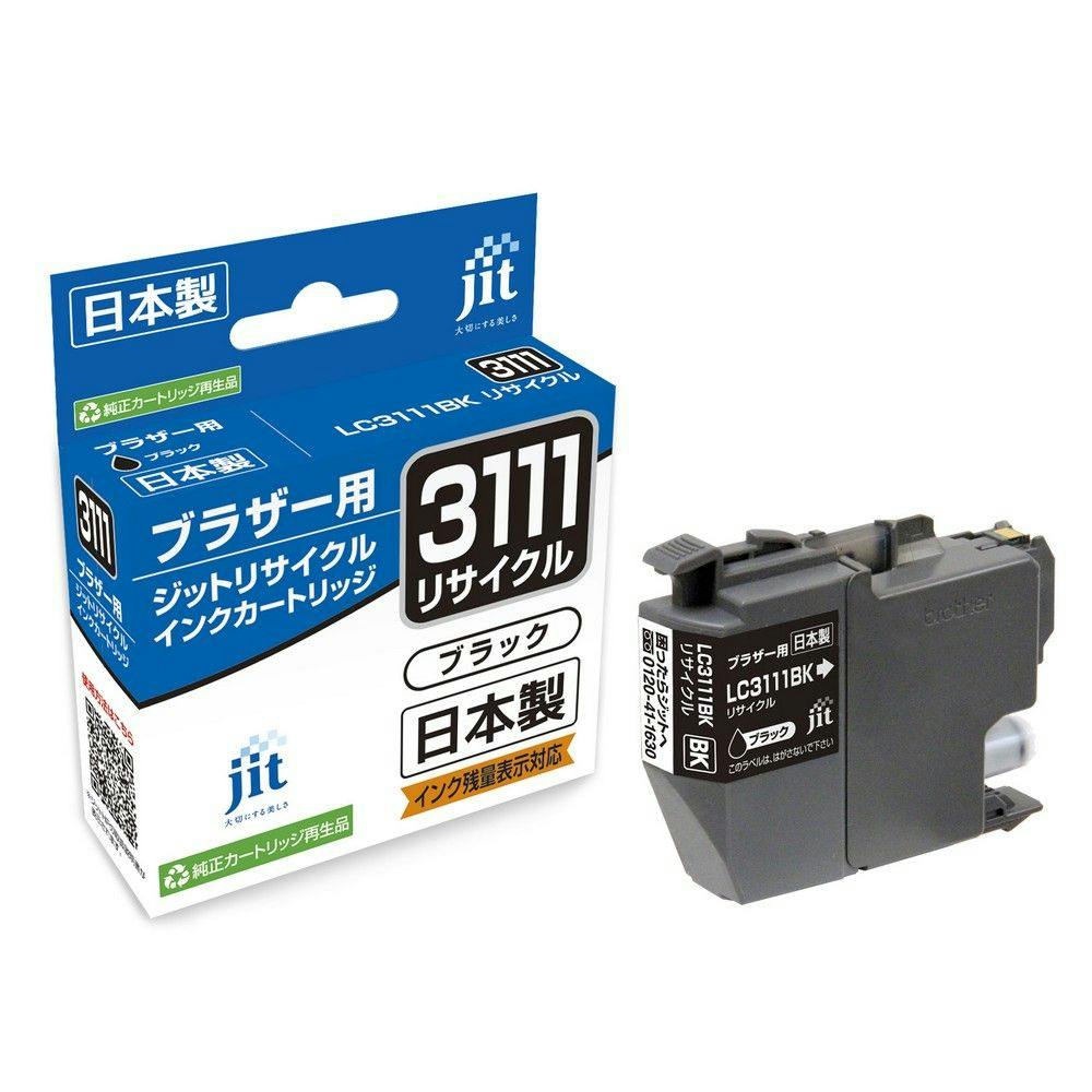 ジットリサイクルインク ブラザー 3111B インクカートリッジ・インクリボン ジットリサイクルインク ブラザー 3111B インクカートリッジ・インクリボン