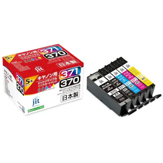 ジット リサイクルインクカートリッジ キャノン BCI-371+370 5色セット対応 JIT-AC3703715P