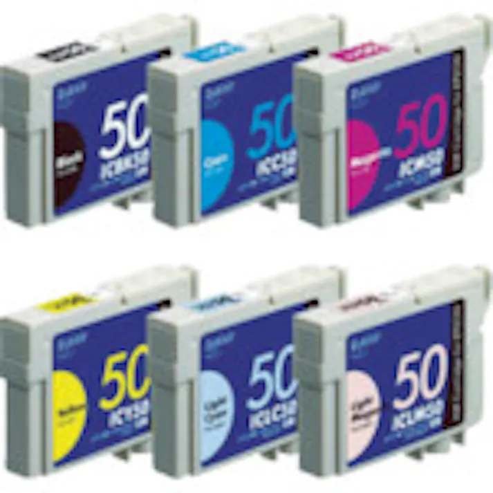 【CAINZ-DASH】エレコム プレジール 汎用インクカートリッジ B/C/M/Y/LC/LM PLE-E506P-N2【別送品】