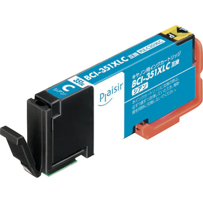 【CAINZ-DASH】エレコム プレジール キヤノン BCI-351XLC対応 シアン PLE-C351XLC【別送品】