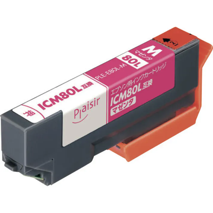 【CAINZ-DASH】エレコム プレジール EPSON ICM80L対応 マゼンタ PLE-E80L-M【別送品】