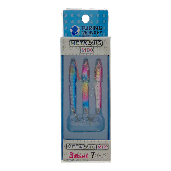 TM METAL JIGMIX ブルピン・イワシ・キャンディー・ピンクイワシ 7g 3個set