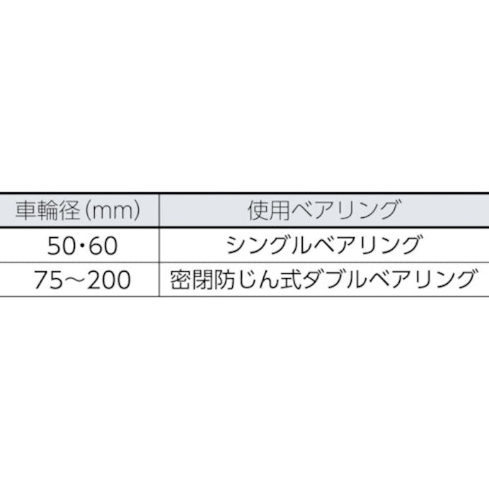 【CAINZ-DASH】ＭＡＲＵＫＩ　ＨＡＲＤＷＡＲＥＣＯＲＰＯＲＡＴＩＯＮ 枠付重量車　５０ｍｍ　Ｖ型 C-1000-50【別送品】