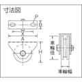 【CAINZ-DASH】ＭＡＲＵＫＩ　ＨＡＲＤＷＡＲＥＣＯＲＰＯＲＡＴＩＯＮ マルコン枠付重量車　５０ｍｍ　コ型 C-2350-50【別送品】