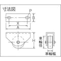 【CAINZ-DASH】ＭＡＲＵＫＩ　ＨＡＲＤＷＡＲＥＣＯＲＰＯＲＡＴＩＯＮ マルコン枠付重量車　６０ｍｍ　平型 C-2400-60【別送品】