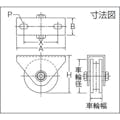 【CAINZ-DASH】ＭＡＲＵＫＩ　ＨＡＲＤＷＡＲＥＣＯＲＰＯＲＡＴＩＯＮ オールステンレス枠付重量車　１１０ｍｍ　コ型 S-3650-110【別送品】