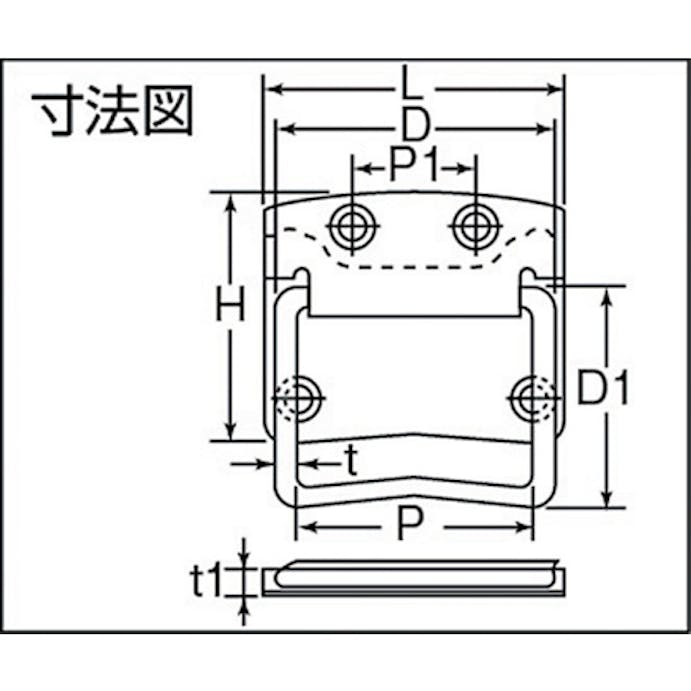 【CAINZ-DASH】ＭＡＲＵＫＩ　ＨＡＲＤＷＡＲＥＣＯＲＰＯＲＡＴＩＯＮ 黒トランク取手　１００ｍｍ C-540-10U【別送品】