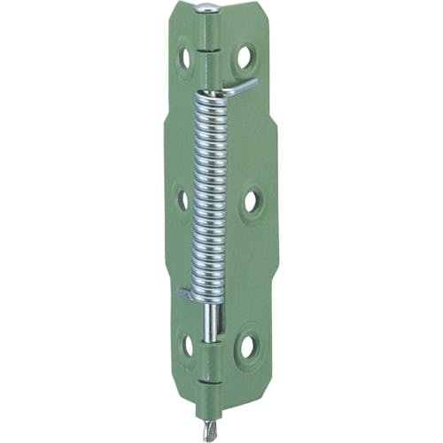 MARUKI HARDWARECORPORATION バネ丁番 片開 64(ヌリ薄緑塗料仕上) N-150-642 蝶番(建築蝶番) MARUKI HARDWARECORPORATION バネ丁番 片開 64(ヌリ薄緑塗料仕上) N-150-642 蝶番(建築蝶番)