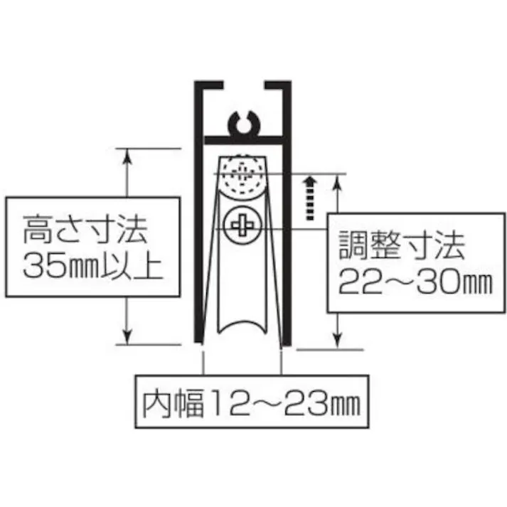 【CAINZ-DASH】MARUKI HARDWARECORPORATION S-228サッシ用 取替戸車 M12B-028 S-228M12B0【別送品】