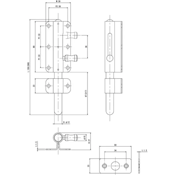 【CAINZ-DASH】丸喜金属本社 新型強力丸落し S-545 300【別送品】