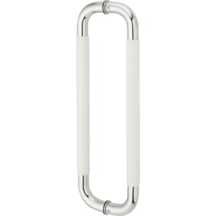 【CAINZ-DASH】MARUKI HARDWARECORPORATION ナチュラルO型ハンドル 30ΦX450mm 鏡面クローム ホワイト W-5000-45S【別送品】