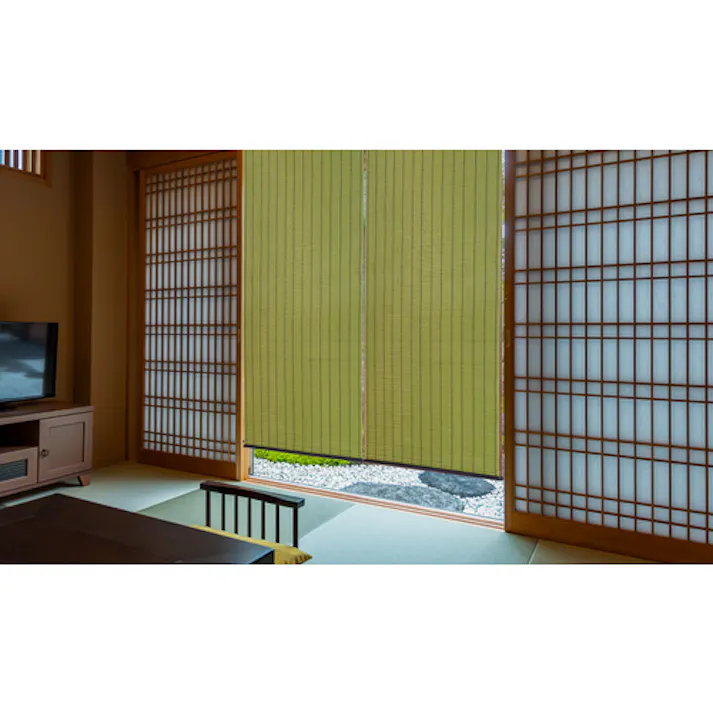 【CAINZ-DASH】大島屋 樹脂製すだれ 88×180cm グリーン 25343【別送品】