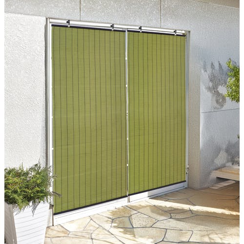 CAINZ-DASH】大島屋 樹脂製すだれ 88×180cm グリーン 25343