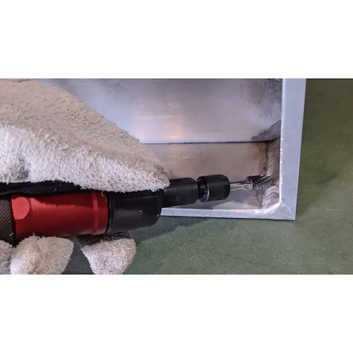 【CAINZ-DASH】ニューレジストン 超硬バー 砲弾dカット 刃径10×刃長19×軸径6×軸長46 ロー付 TCBT3600D【別送品】