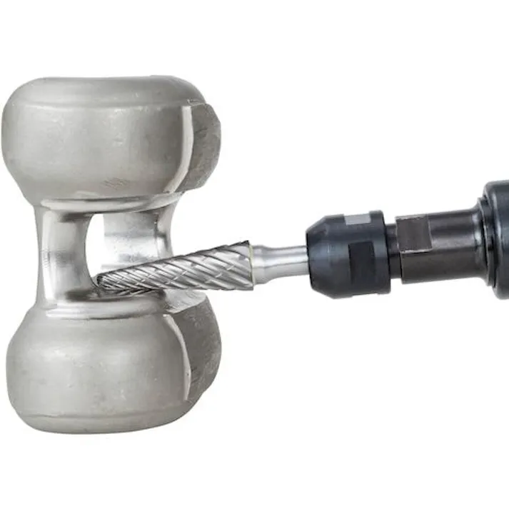 【CAINZ-DASH】ニューレジストン 超硬バー トンガリd-steelカット 刃径12×刃長25×軸径6×軸長45 ロー付 TCBSTL6800【別送品】