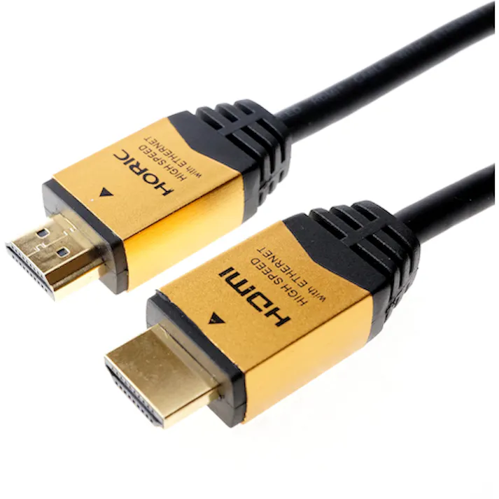 【CAINZ-DASH】ホーリック HDMIケーブル 0.7m ゴールド HDM07-281GD HDM07-281GD【別送品】