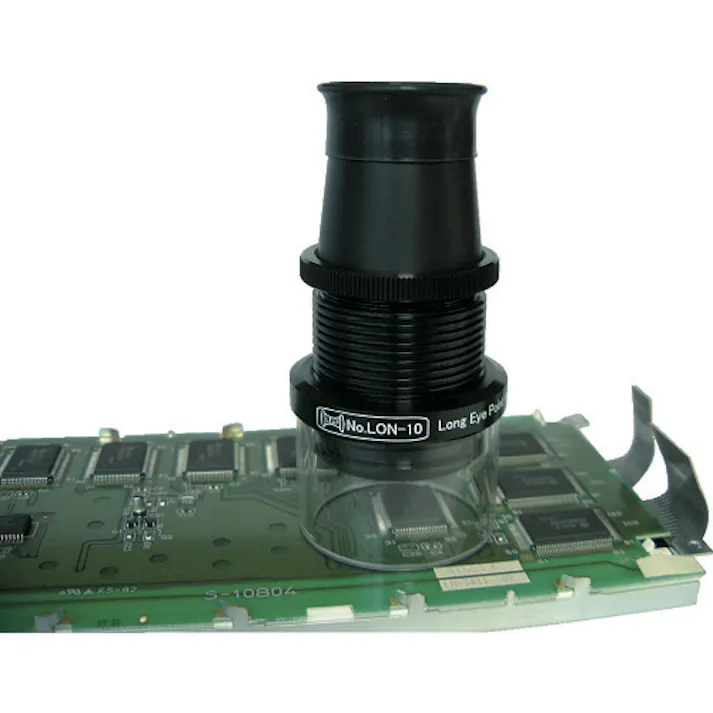 【CAINZ-DASH】京葉光器 ヘッドルーペ ロングアイポイント アクロマティック ルーペ 10x LON-10【別送品】