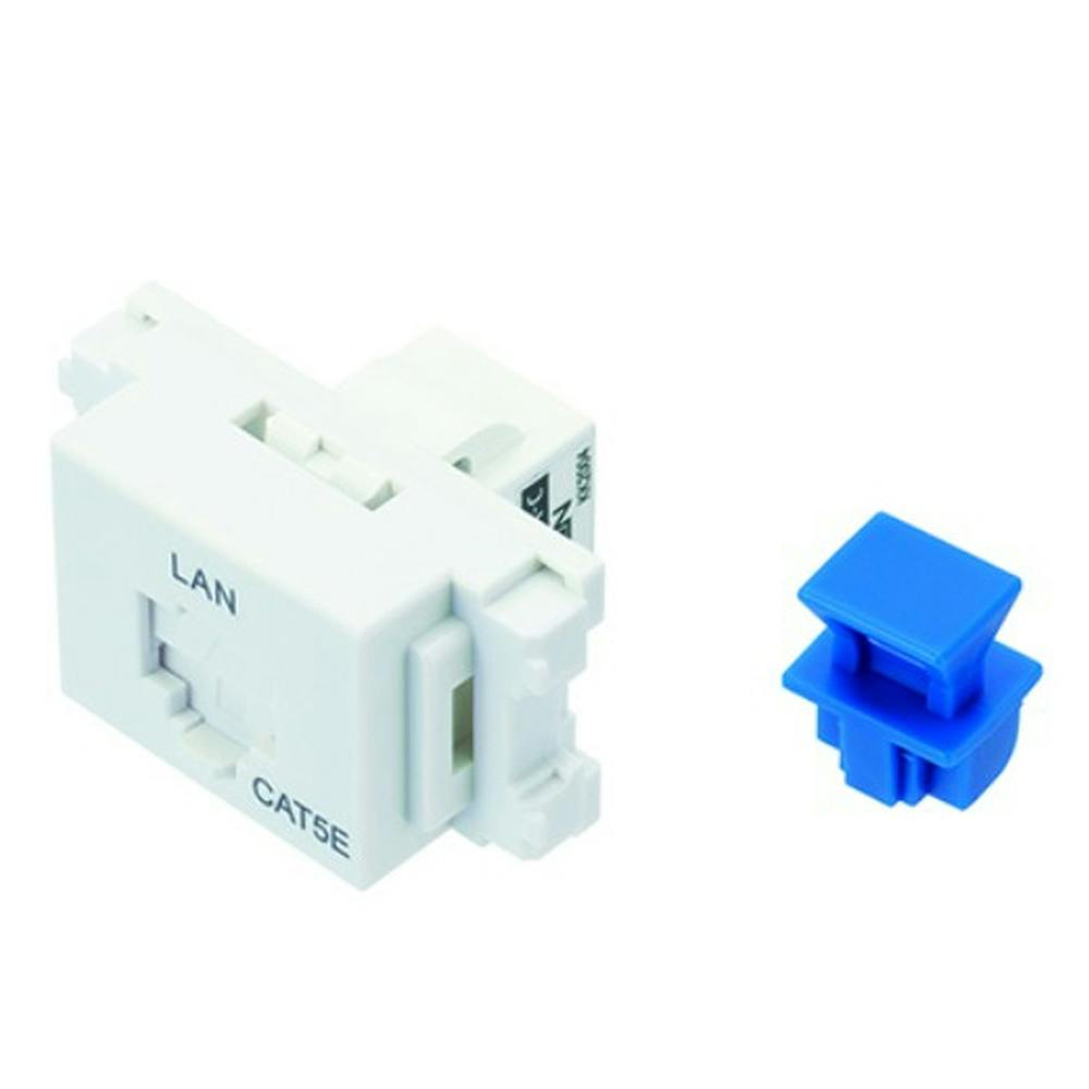 サン電子 LANモジュラジャック ブルー LMJ-5EJA-C