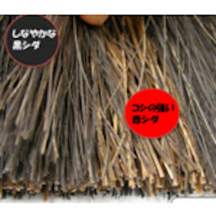 【CAINZ-DASH】日本クリンテック イイとこ取りほうき ハイブリッドタイプ セミロング木柄 394541【別送品】