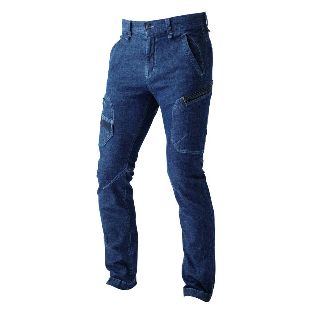 SRL ブルー カーゴパンツ デニム ワンフォークロージング 1111clothing ◇バルーンカーゴ ライン