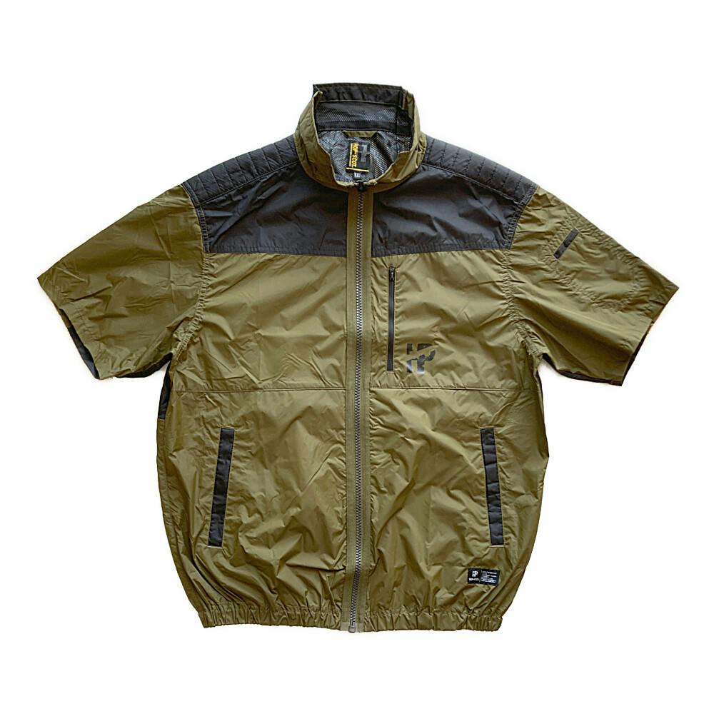 CHUSAN WZチタンコーティング・半袖ジャケット D・オリーブグリーン LL