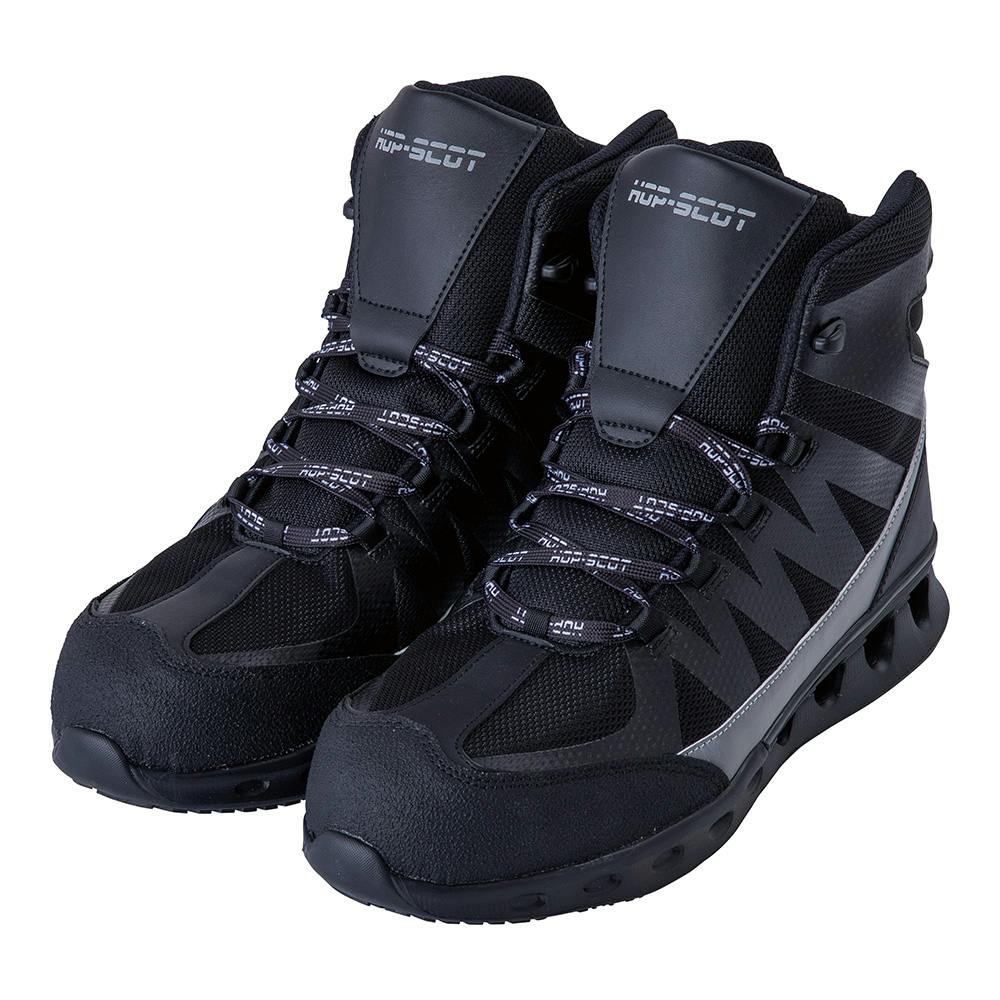 防水ストレッチ ショートブーツ ブラック S | 作業着・作業服