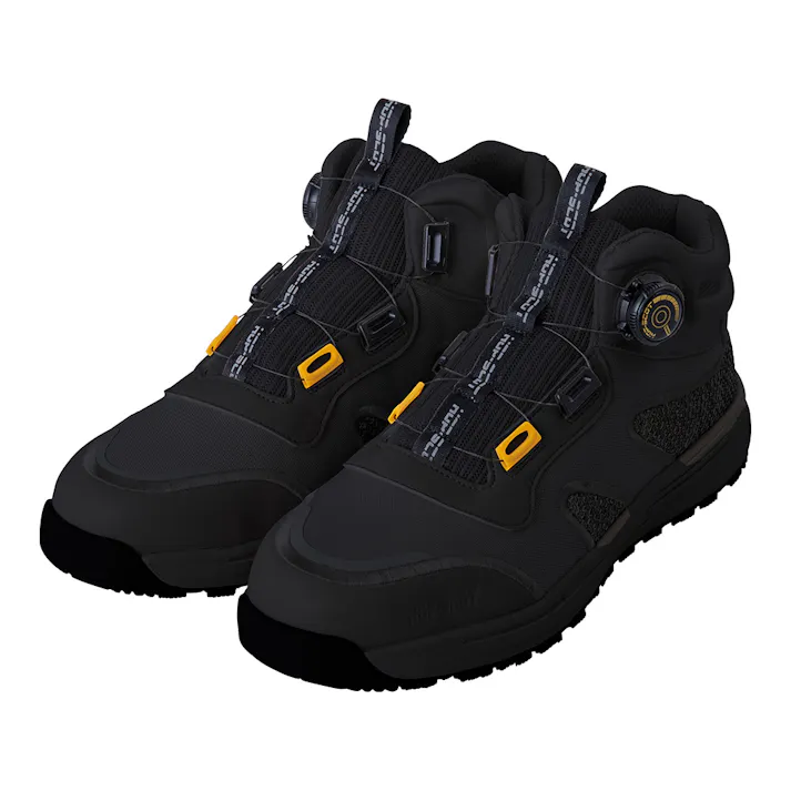 耐滑ダイヤルセーフティーシューズ ブラック 27.0cm