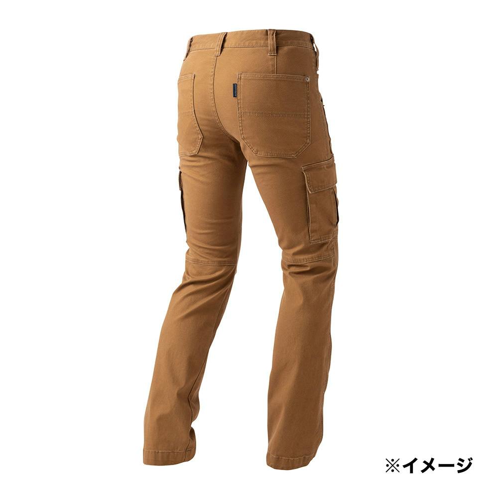 ドビースリムストレッチ カーゴパンツ ネイビー ブラック L