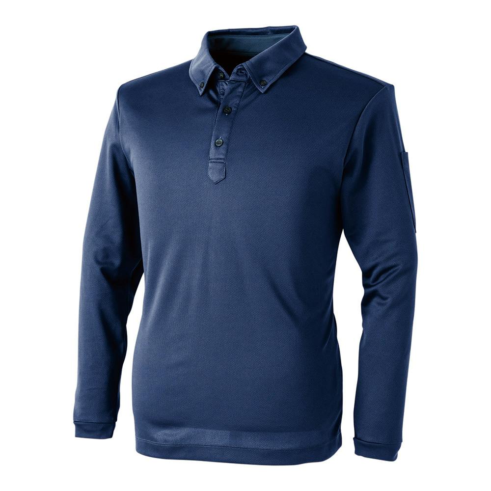 パフォーマンス長袖ポロシャツ コン 3L