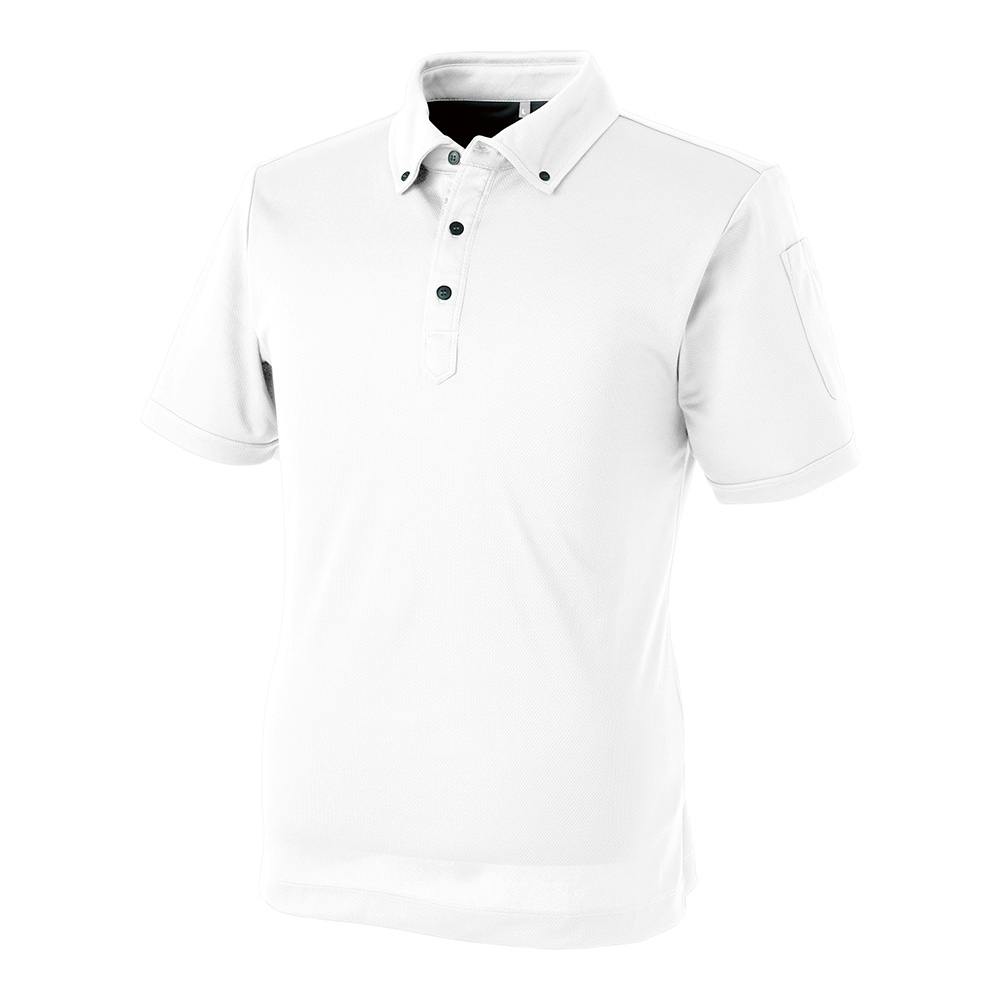 パフォーマンス半袖ポロシャツ シロ M