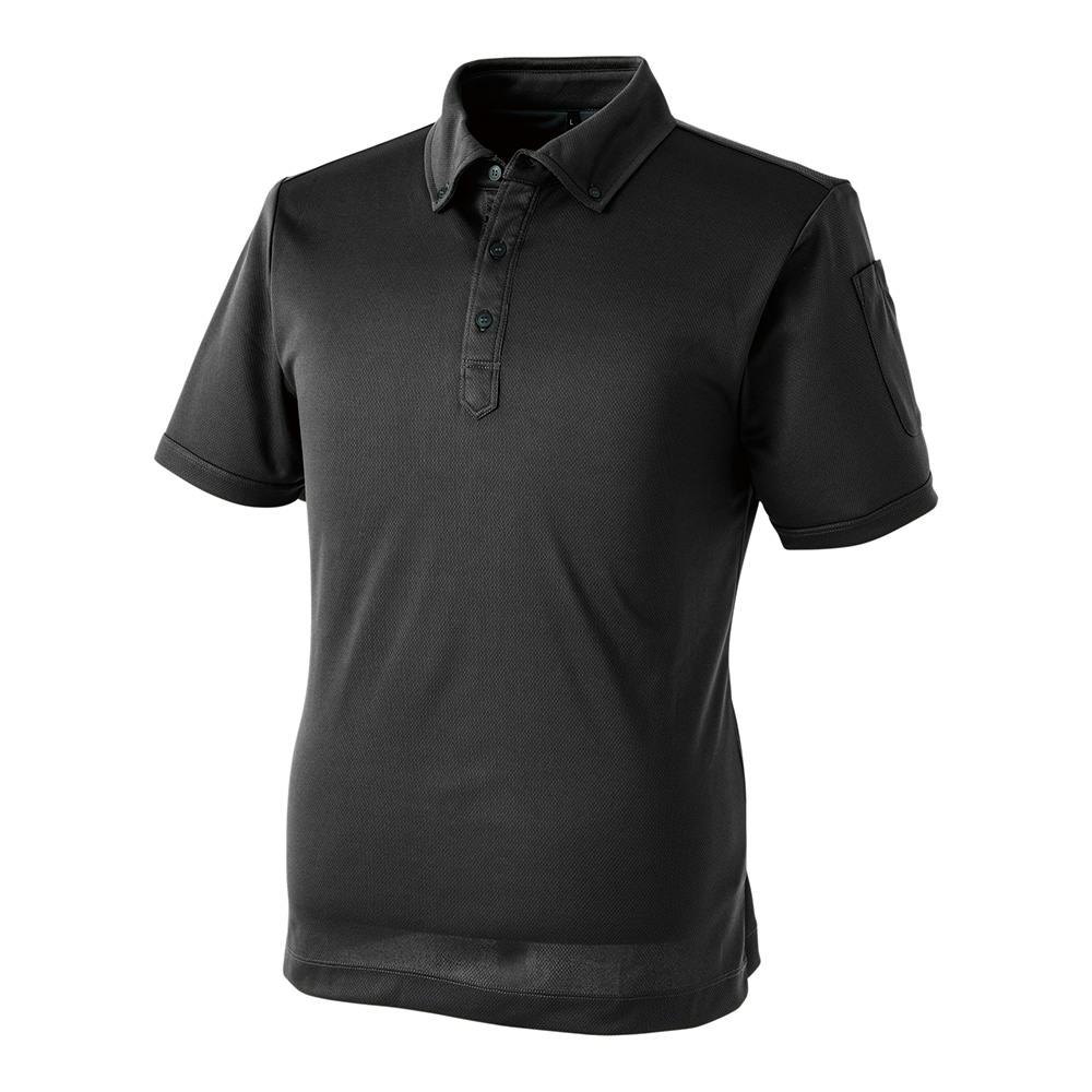 パフォーマンス半袖ポロシャツ クロ M