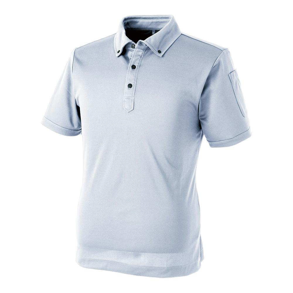 パフォーマンス半袖ポロシャツ シルバー S