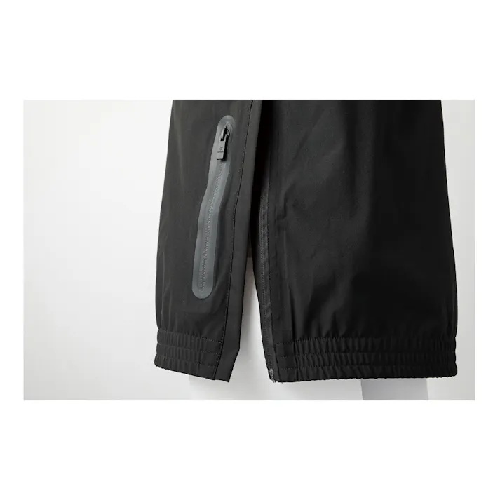 CHUSAN ストレッチレイン・リムーバルジャケット ブラック×ダークグレー M