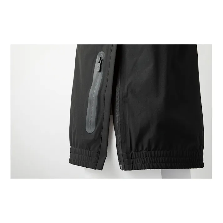 CHUSAN ストレッチレイン・リムーバルジャケット ブラック×ダークグレー L