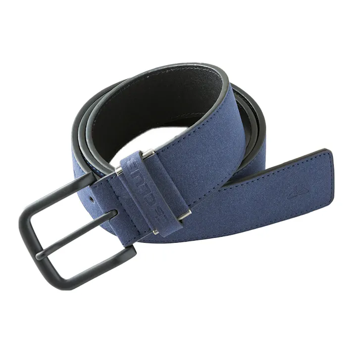 chusan ベロア調ブラックバックルベルト コン