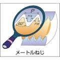 【CAINZ-DASH】カーメックス社 Ｃａｒｍｅｘミルスレッド交換チップ　ＩＳＯねじ用　幅１４×ピッチ２．５×高さ７．５ 14I 2.5ISO MT-7【別送品】