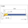 【CAINZ-DASH】カーメックス社 超硬ソリッドバー　タイニーツール・プロファイル＆ボーリング　シャンク径４ｍｍ　首下長１０ｍｍ MPR4R0.2L10【別送品】