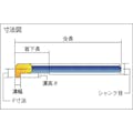 【CAINZ-DASH】カーメックス社 超硬ソリッドバー　タイニーツール・溝入れ　シャンク径４ｍｍ　溝幅１．０ｍｍ MGR4B1.0L10【別送品】