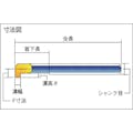 【CAINZ-DASH】カーメックス社 超硬ソリッドバー　タイニーツール・溝入れ　シャンク径４ｍｍ　溝幅１．５ｍｍ MGR4B1.5L10【別送品】