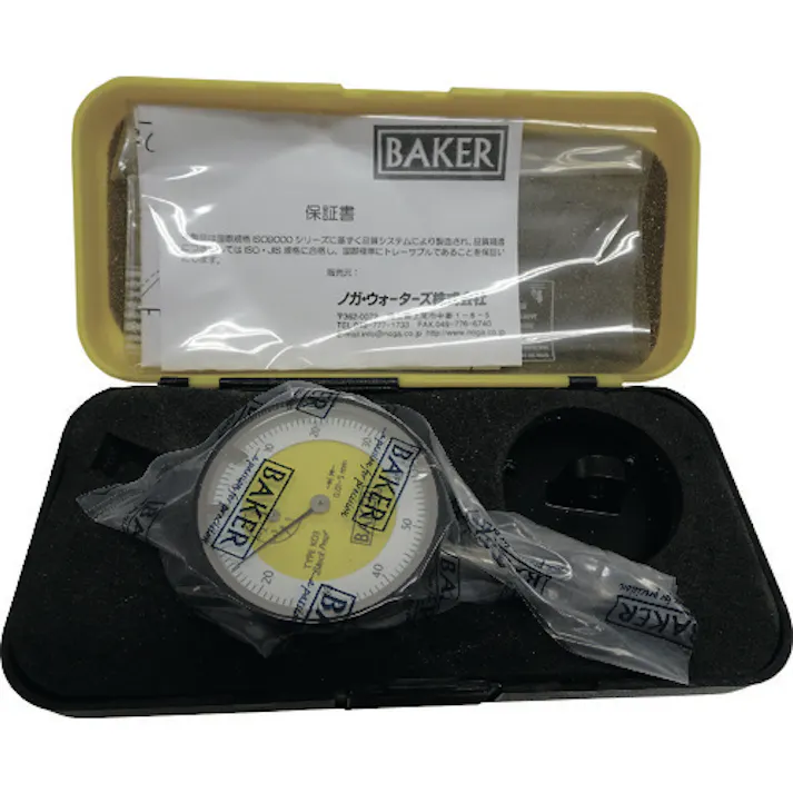 【CAINZ-DASH】ベイカー社 ダイヤルゲージ タイプK03 0.01mm目量 BGK03【別送品】