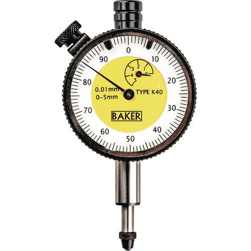 【CAINZ-DASH】ベイカー社 ４０型ダイヤルゲージ　タイプＫ４０　０．０１ｍｍ目量 BGK40【別送品】