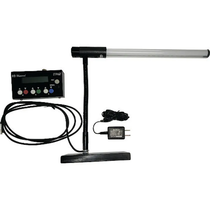 【CAINZ-DASH】ノガ社 電気スタンド LEDレインボー スチールプレート(150×80×15mm,M8)付 LED3200【別送品】