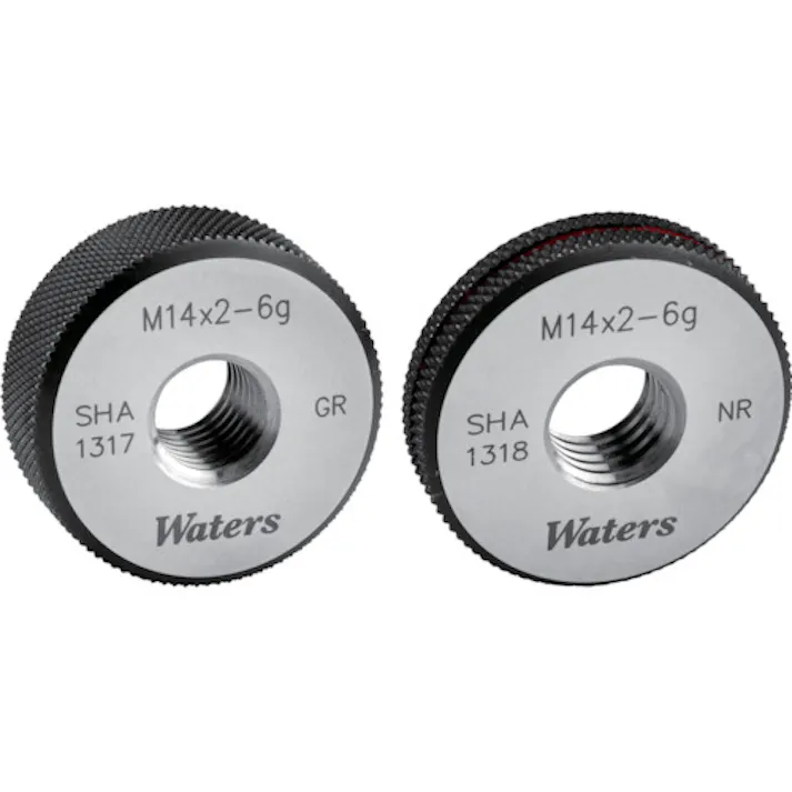 【CAINZ-DASH】ウォーターズ社 メートルねじ用リングゲージ(ISO=新JIS) WGRNR-M18X1.0【別送品】