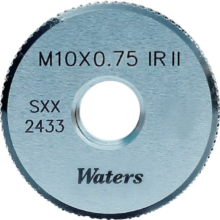 【CAINZ-DASH】ウォーターズ社 メートルねじ工作用リングゲージ(旧JIS) WGRWR2M2.5X0.45【別送品】