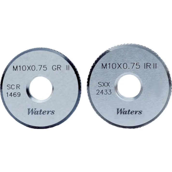 【CAINZ-DASH】ウォーターズ社 メートルねじ工作用リングゲージ(旧JIS) WGRWR2M7X0.75【別送品】